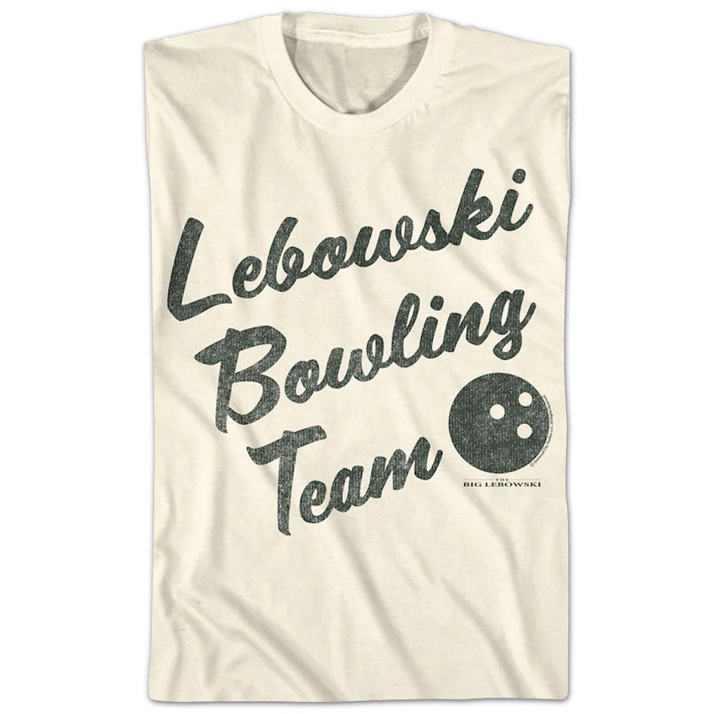 Lebowski Bowling Team Big Lebowski Tshirt